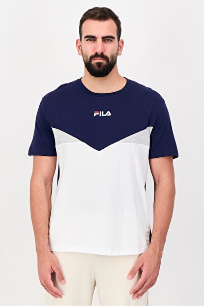 FILA Men Sportswear Fit Short Sleeve Outdoor T-Shirt, Multicolor