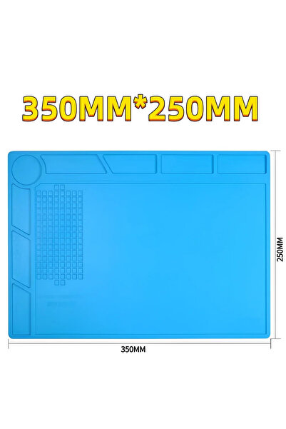 Choice7 حصيرة لحام S130 مقاس 350 × 250 مم، مقاومة للكهرباء الساكنة والحرارة، ...