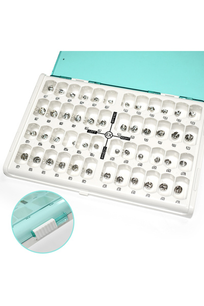 Choice10 طقم إعادة تعبئة تيجان الأسنان المؤقتة للأطفال من الفولاذ المقاوم للص...