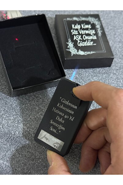 Çelik Kişiye Özel Göz Baskılı Çakmak - Gözlerim Hep Üzerinde