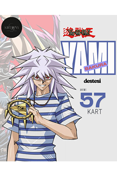 kartopya Yu-Gi-Oh! Yami Bakura 57 kart Anime Baskı Yugioh