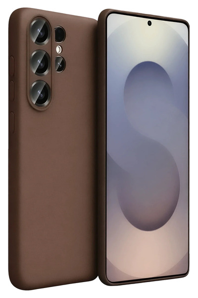 Hulyomer Hub هوليومر سامسونج جالاكسي اس 26 الترا فيرست سيليكون - بني 1185576