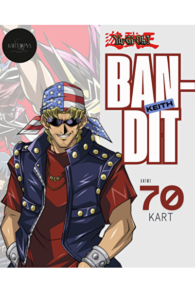 Genel Markalar Yu-Gi-Oh! Bandit Keith Destesi 70 kart Anime Baskı Yugioh