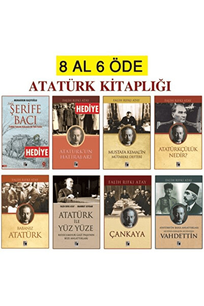 Pozitif Yayınları Atatürk Kitapları Seti 8 Al 6 Öde (2 Kitap Hediye) / / 9786...