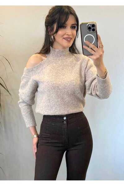 SAPHYR LUXEA Saphyr shoulder detail premium knit sweater