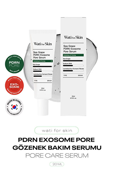 wati for skin PDRN Eksozome Gözenek Bakım Serumu Sea Grape Exosome Pore Serum
