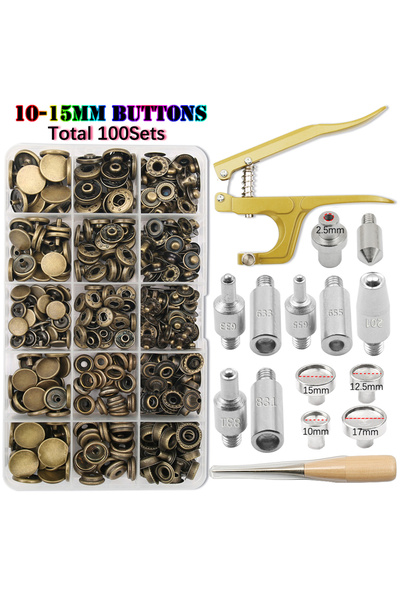 Choice5 NKTZ-JS-GC New Metal Snap Butt Botones Bouton Pression With Pressure ...