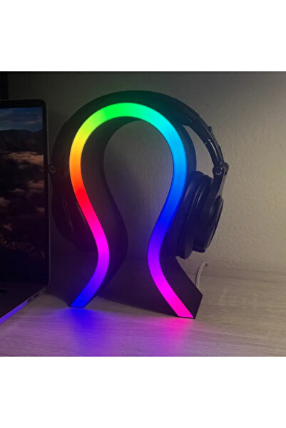shop RGB LED Gaming Oyuncu Kulaklık Standı
