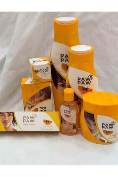 Paw Paw مجموعة تنقية الجسم بخلاصة البابايا وفيتامين E