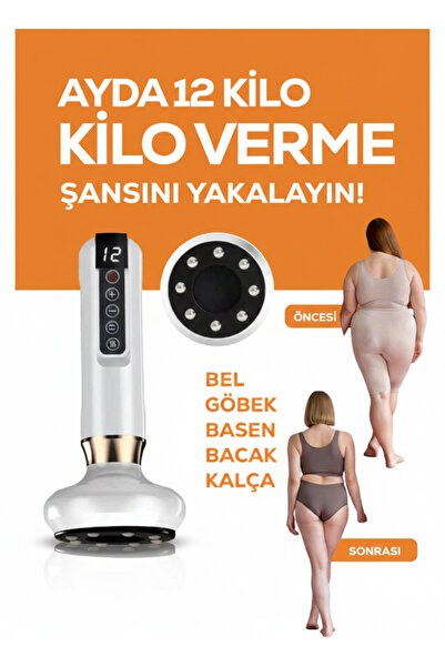 SZK STORE Vakumlu Sıkılaştırıcı ve Anti Selülit Vücut Masaj Aleti Bölgesel İn...