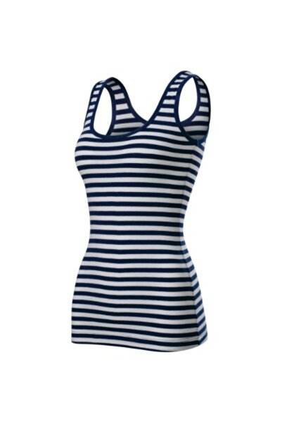 Malfini Women's top, Sailor top 806, Blue 2XL
