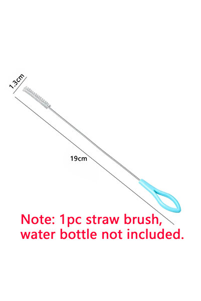 Choice 0.65L only 1pc straw brush 1pc 650ml Flavored Water Bottle with Random...