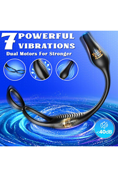 High-end luxury Discreet Men’s Finger Massager – 2 Motors, 7 Modes, Body-Safe...