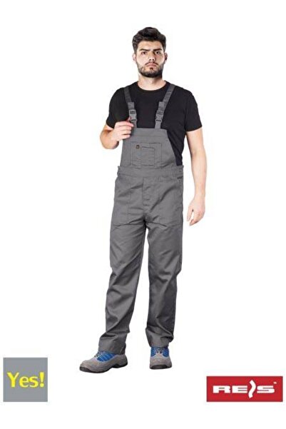 Raw-Pol Protective coveralls, made of tercot, Raw-pol, tear-resistant 58 Grey