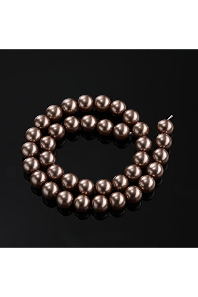 Choice13 8mm-49pcs Brown 1Strand 4-10mm Aoubt 39-96pcs Glass Artificial Pearl...
