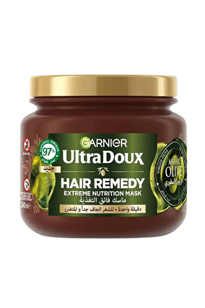 Garnier Ultra Doux Mythic Olive Extreme Nutritious Hair Remedy Mask- 340ml