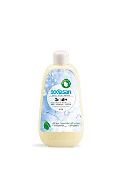 Sodasan Υγρό απορρυπαντικό πιάτων Bio Sensitive 500 ml