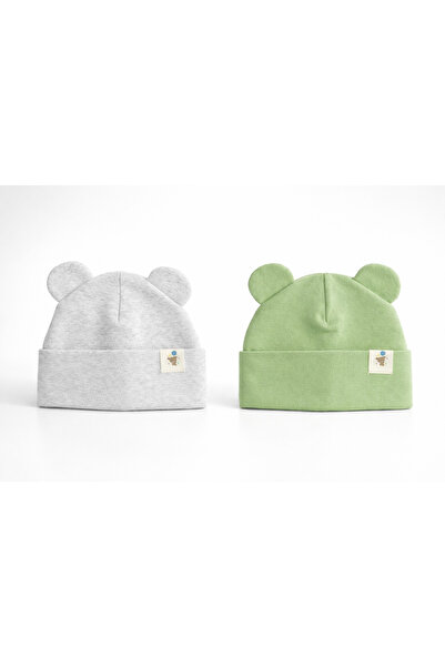 greenmoss 100% cotton twin baby beanie