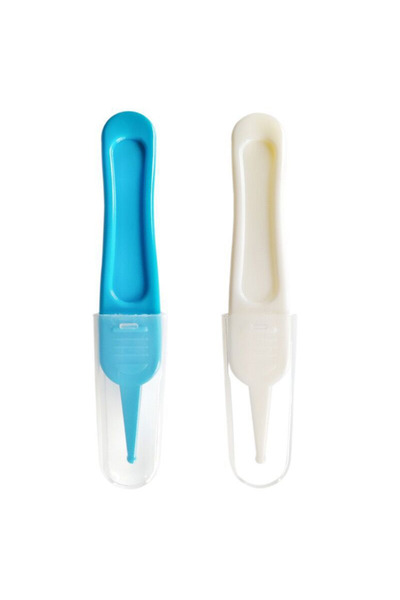 Choice6 2pcs white blue Baby Plastic Tweezers Nose Cleaner Tool Kids Safety T...