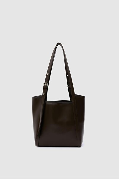 Shule Bags Jodie Puppy Shoulder Bag Brown