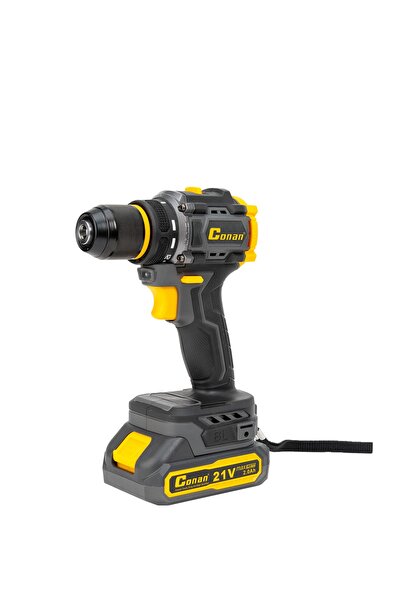 CONAN 21V Cordless Electric Drill – Dual Lithium Batteries, Heavy-Duty Build,...