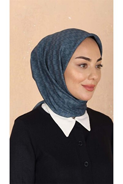 locella Lo'cella Pamuklu Soft Eşarp 4520-9 Deniz Mavi