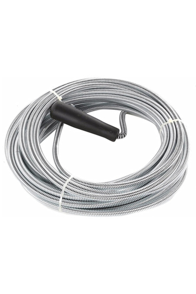 Generic 7m steel drain cleaner spiral for sink toilet and shower pipes with h...