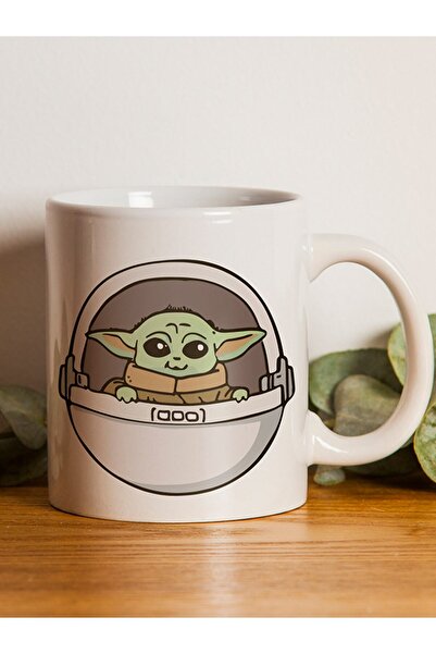 MAĞAZA DEPOM Baby Yoda Baskılı Kahve Kupası