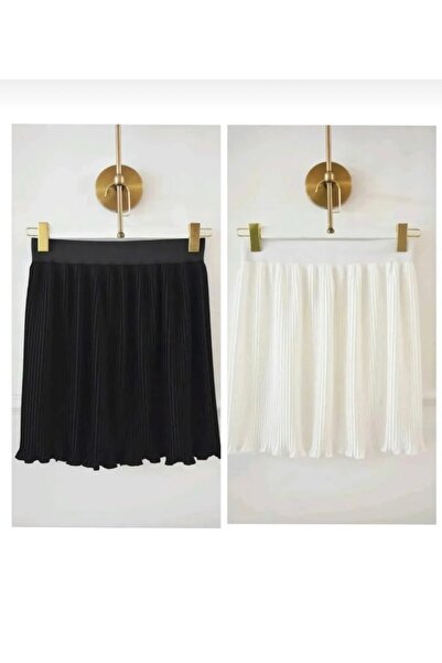 Makarina Women's Pleated Skirt Underwear with Elastic Waist Underwear Skirt