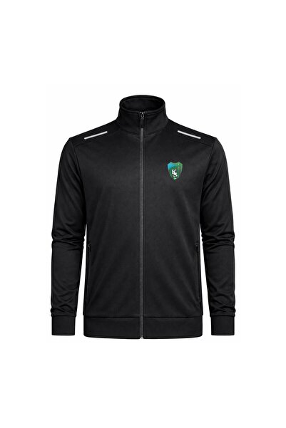 sportrun Kocaelispor 25/26 Lycra Polyester Tracksuit Jacket Black