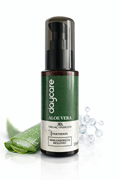 Daycare Aloe Vera Jel 55 ml – Nemlendirici & Besleyici Saç Bakım Jeli