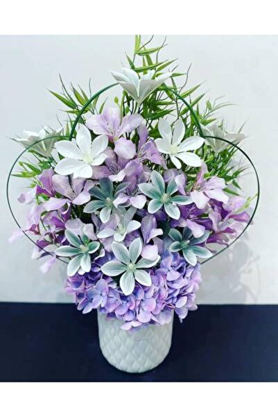 alreef geft مزهرية زهور اصطناعية