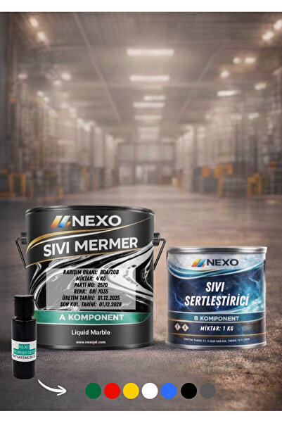 Nexo Sıvı Mermer Gri 5 Kg