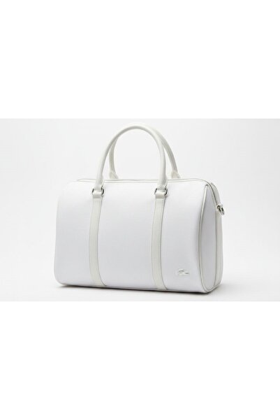 Lacoste Classic Logo White Bowling Bag