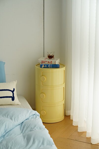 miniforms Duru 3 Çekmeceli Komodin Sarı