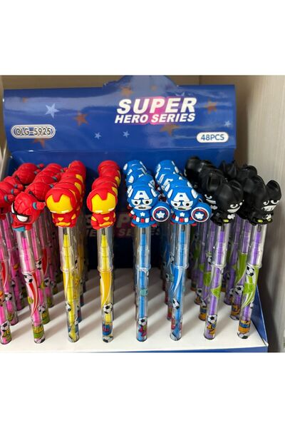 DIGERUI قلم رسم الكرتون على شكل بيضة مع رأس شخصية كرتونية