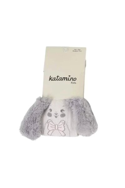 Ugly Duck Pulsar Ear-Decoured Girls' Tights - Gray