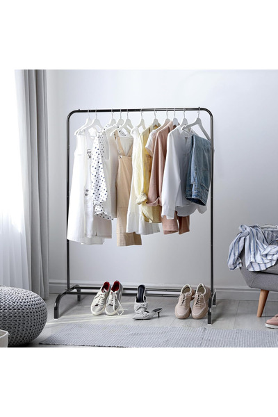 Primo Plus Metal Clothing Rack White