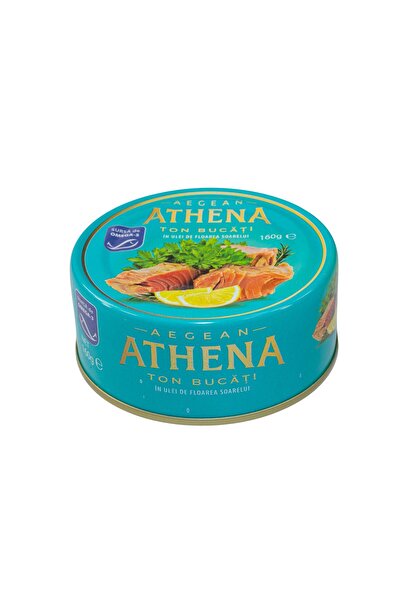 AEGEAN ATHENA TON BUCATI IN ULEI F. SOARELUI CUTIE CU CHEIE 160G/112G