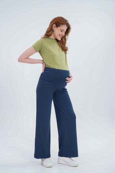 SERRAXXL Palazzo Wide-Leg Modal Fabric Maternity Pants