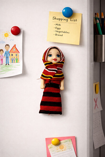 seymenbıçakçılık Karadeniz Kıyafetli Magnet Bebek – El Yapımı Yöresel Figür |...