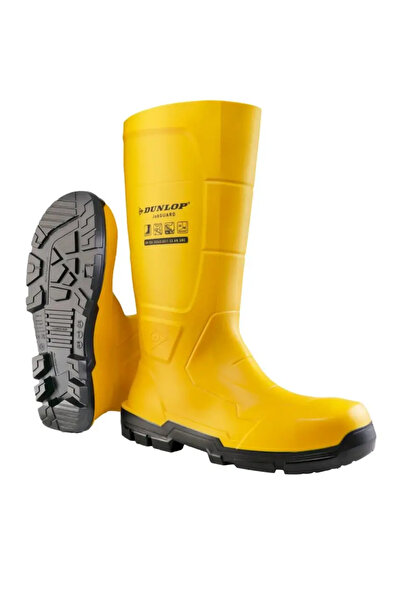 DUNLOP Ghete de lucru S5 JobGuard Full Safety galbene NA2JF01 – Vârf din oțel...