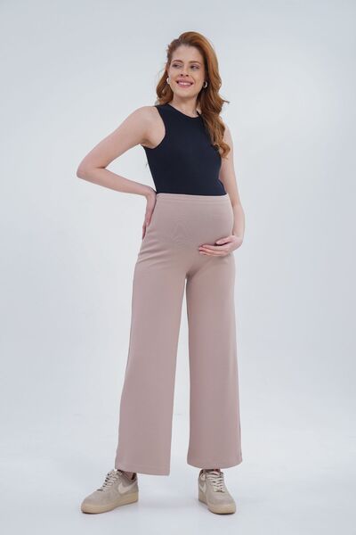SERRAXXL Palazzo Wide-Leg Modal Fabric Maternity Pants