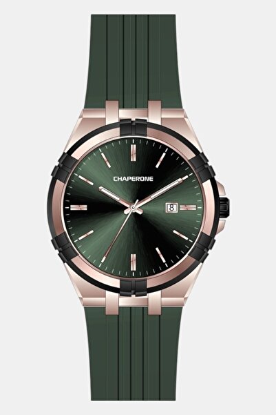 Chaperone Erkek Kol Saati Yeşil Kadran Silikon Kordon C001392