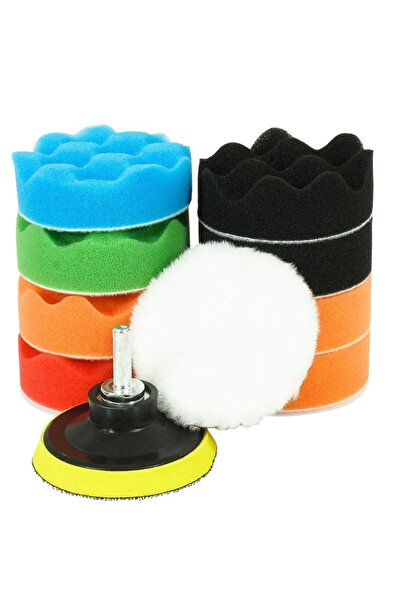 VERKE Set profesional de lustruit auto, 10 piese, Verke, V08119, 80 mm