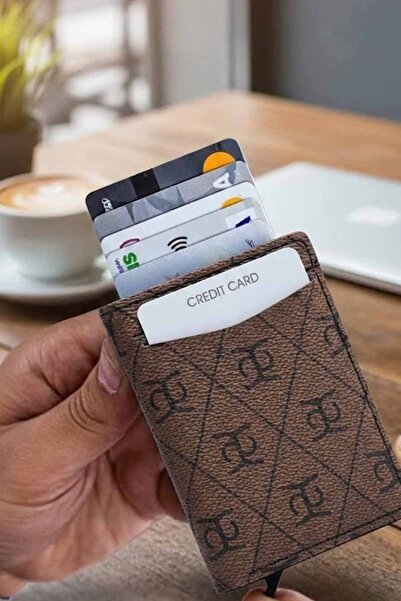 vynor atelier Men's Mechanism Vegan Leather Card Holder Wallet