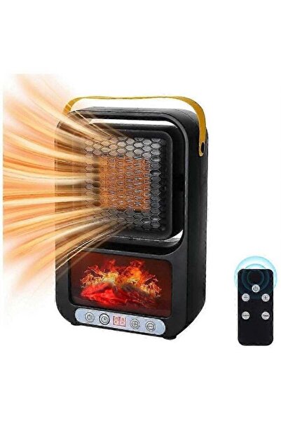 Generic Portable 800W Electric PTC Heater with Remote – Fast Heating for Home...