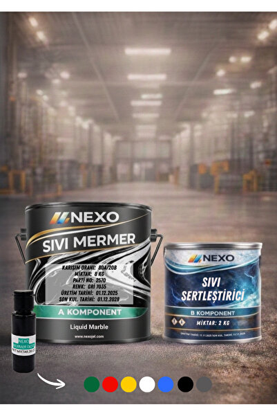 Nexo Sıvı Mermer Gri 10 Kg