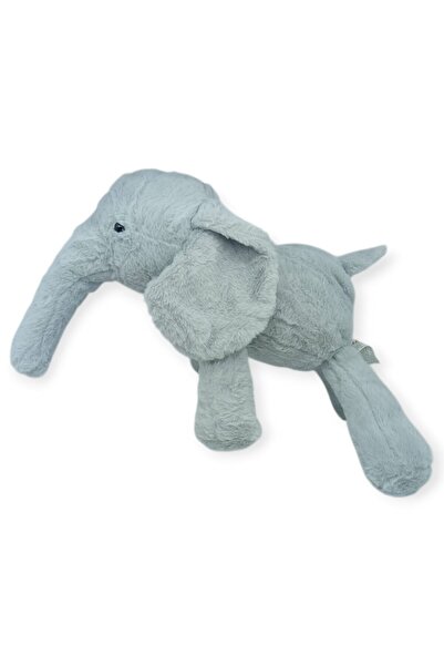 Vardem حيوانات محشوة لطيفة 65 سم، صديقي النائم الفيل - رمادي