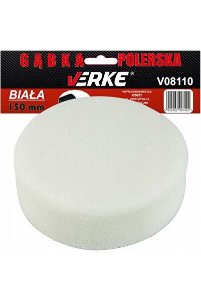 VERKE Polishing sponge, 150mm white, Verke, V08110